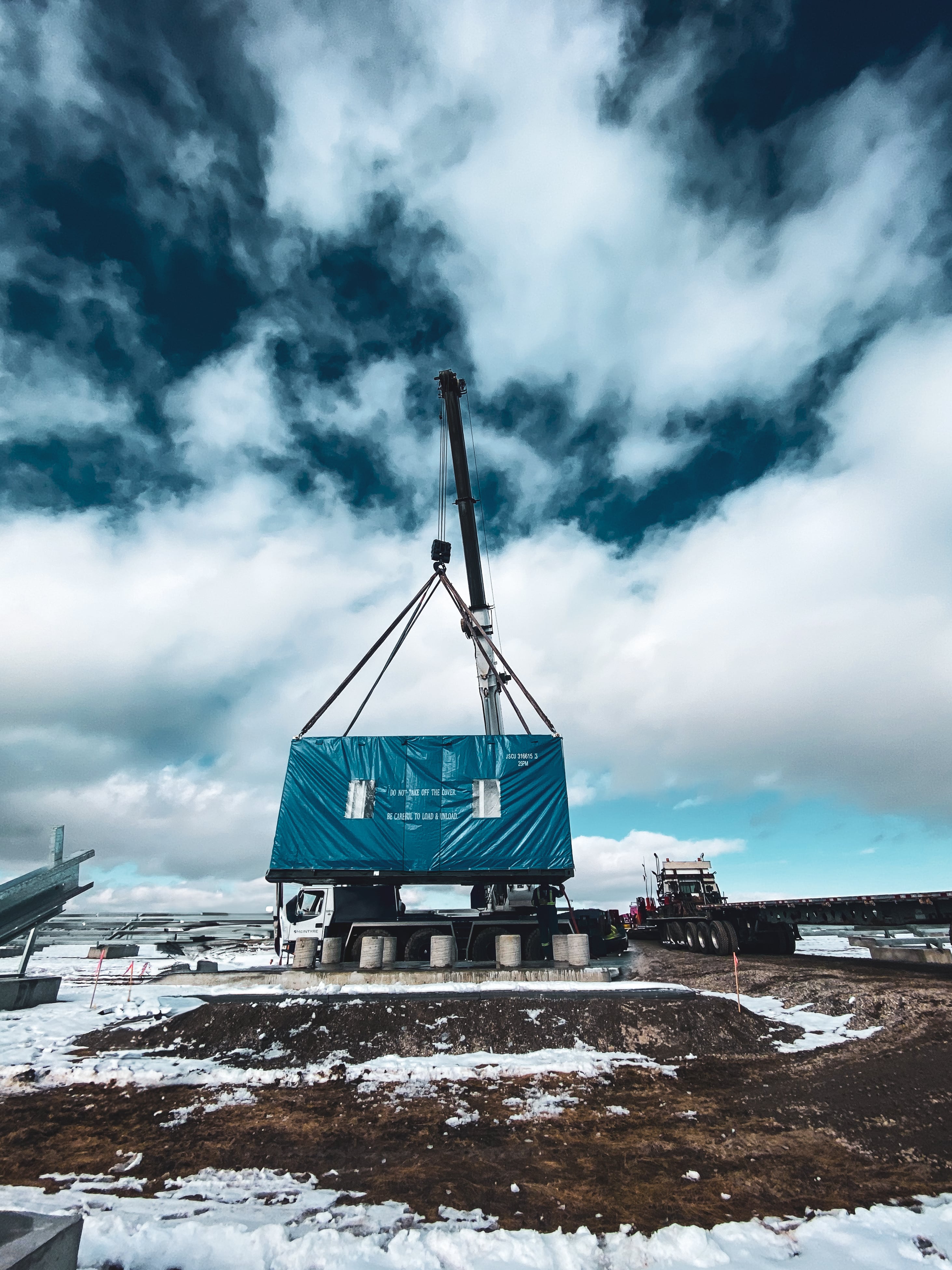 Industrial commercial concrete slab in Calgary by Kinsmen Consulting