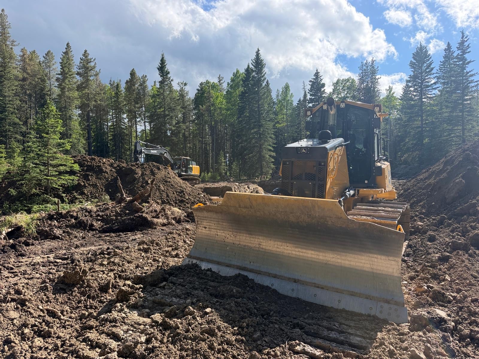 Private road construction in Calgary by Kinsmen Consulting